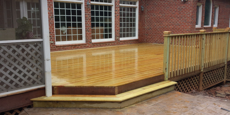 Deck Staining in Winston-Salem, North Carolina